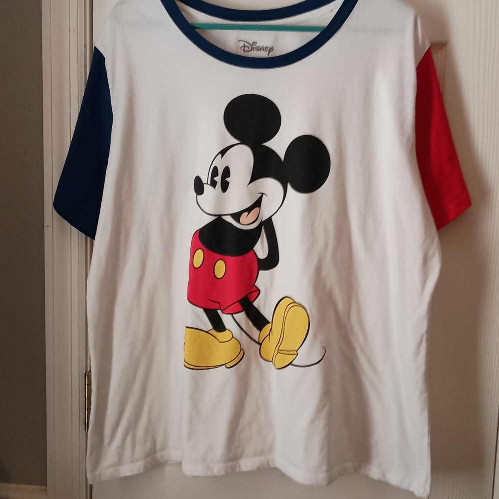 Disney Mickey Mouse Kids T-Shirt - White, Red, Blue